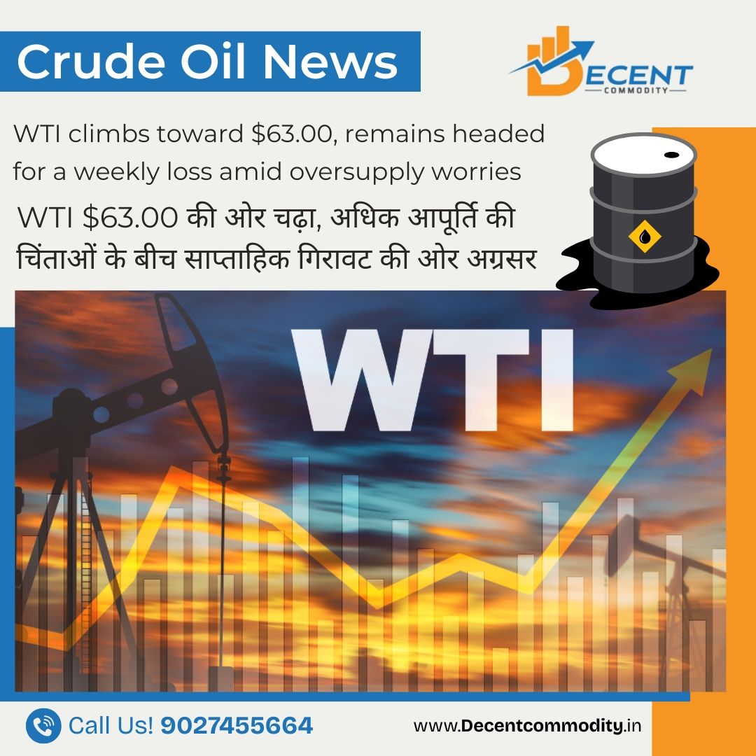 TODAY CRUDE OIL NEWS UPDATE BY WWW.DECENTCOMMODITY.IN,CALL FOR MOREINFORMATION : 9027455664